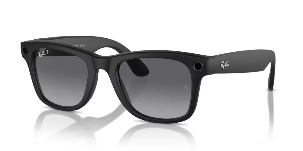 Умные очки Ray-Ban Meta Glass Wayfarer RW4006 Matte Black/Polar Gradient Graphite Умные очки Ray-Ban Meta Glass Wayfarer RW4006 Matte Black/Polar Gradient Graphite