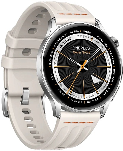 умные часы oneplus watch lite, серебристый (silver steel)