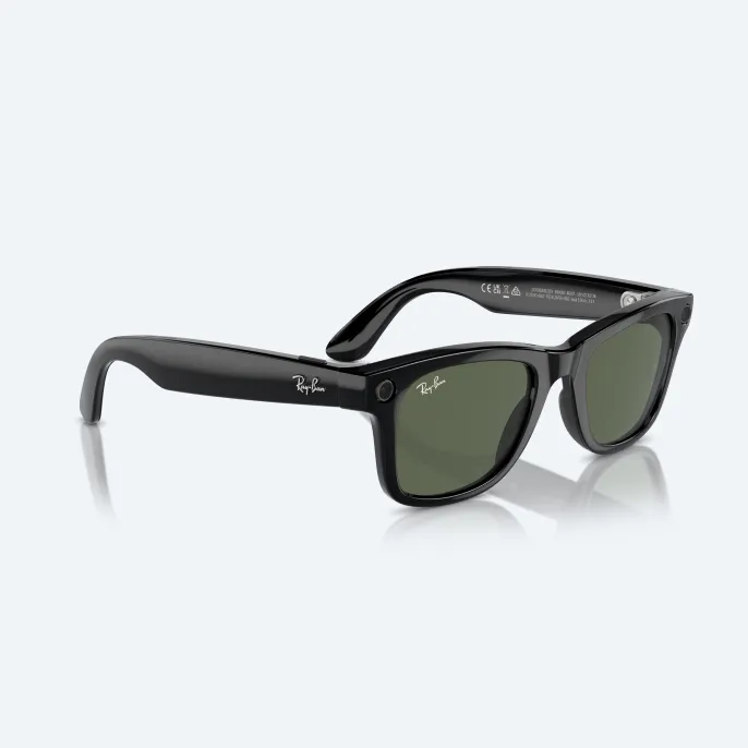 Умные очки Ray-Ban Glass Wayfarer Gen 2 RW4012 Shiny Black/Transitions Graphite Green L Умные очки Ray-Ban Glass Wayfarer Gen 2 RW4012 Shiny Black/Transitions Graphite Green L