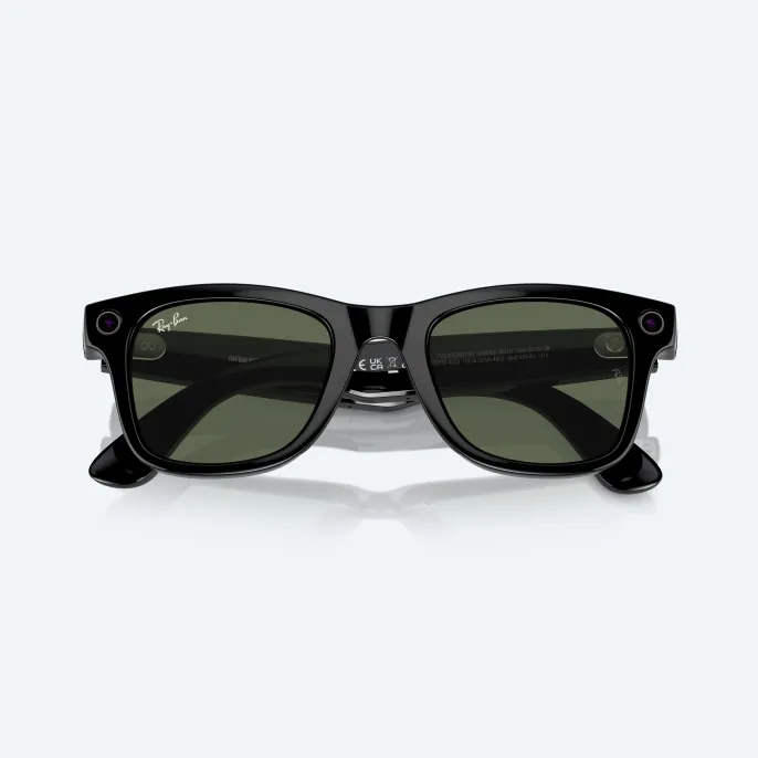 Умные очки Ray-Ban Glass Wayfarer Gen 2 RW4012 Shiny Black/Transitions Graphite Green L Умные очки Ray-Ban Glass Wayfarer Gen 2 RW4012 Shiny Black/Transitions Graphite Green L