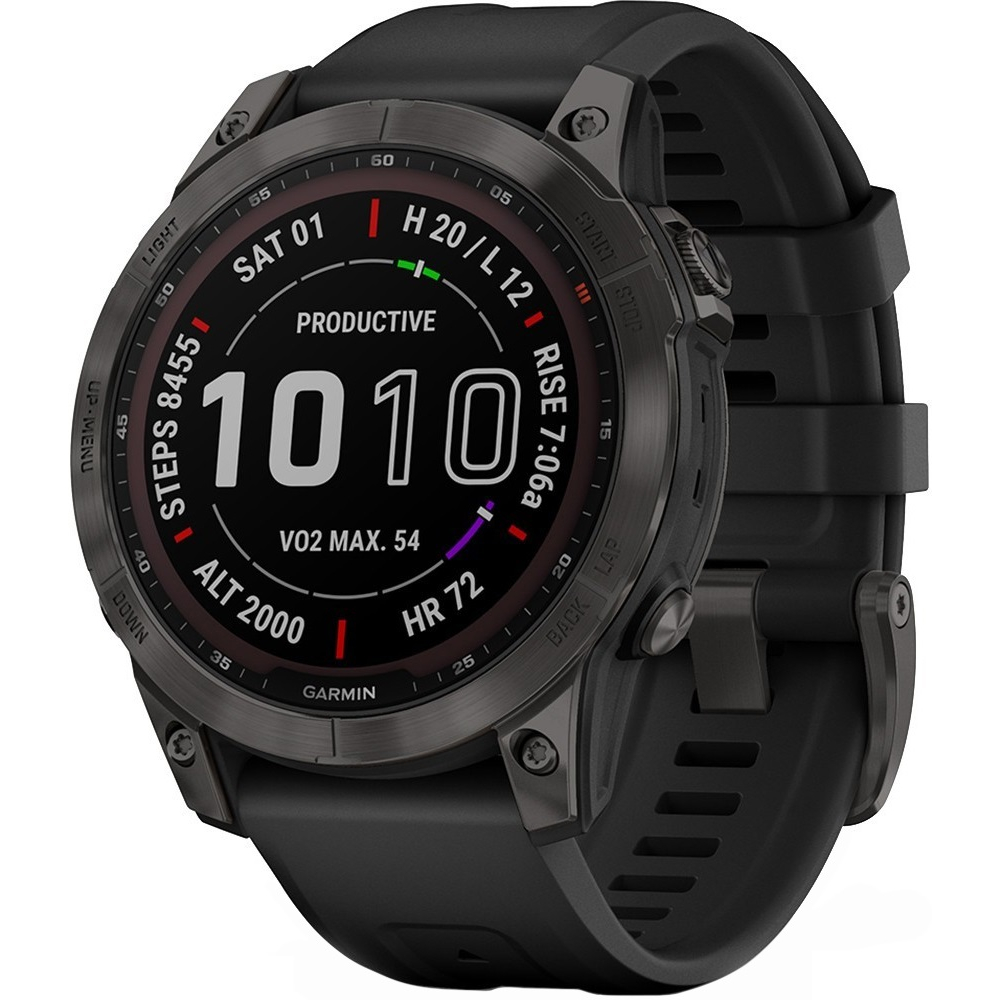 Умные часы Watch Garmin Fenix 7 Sapphire Solar Carbon Gray 010-02540-39 Умные часы Watch Garmin Fenix 7 Sapphire Solar Carbon Gray 010-02540-39