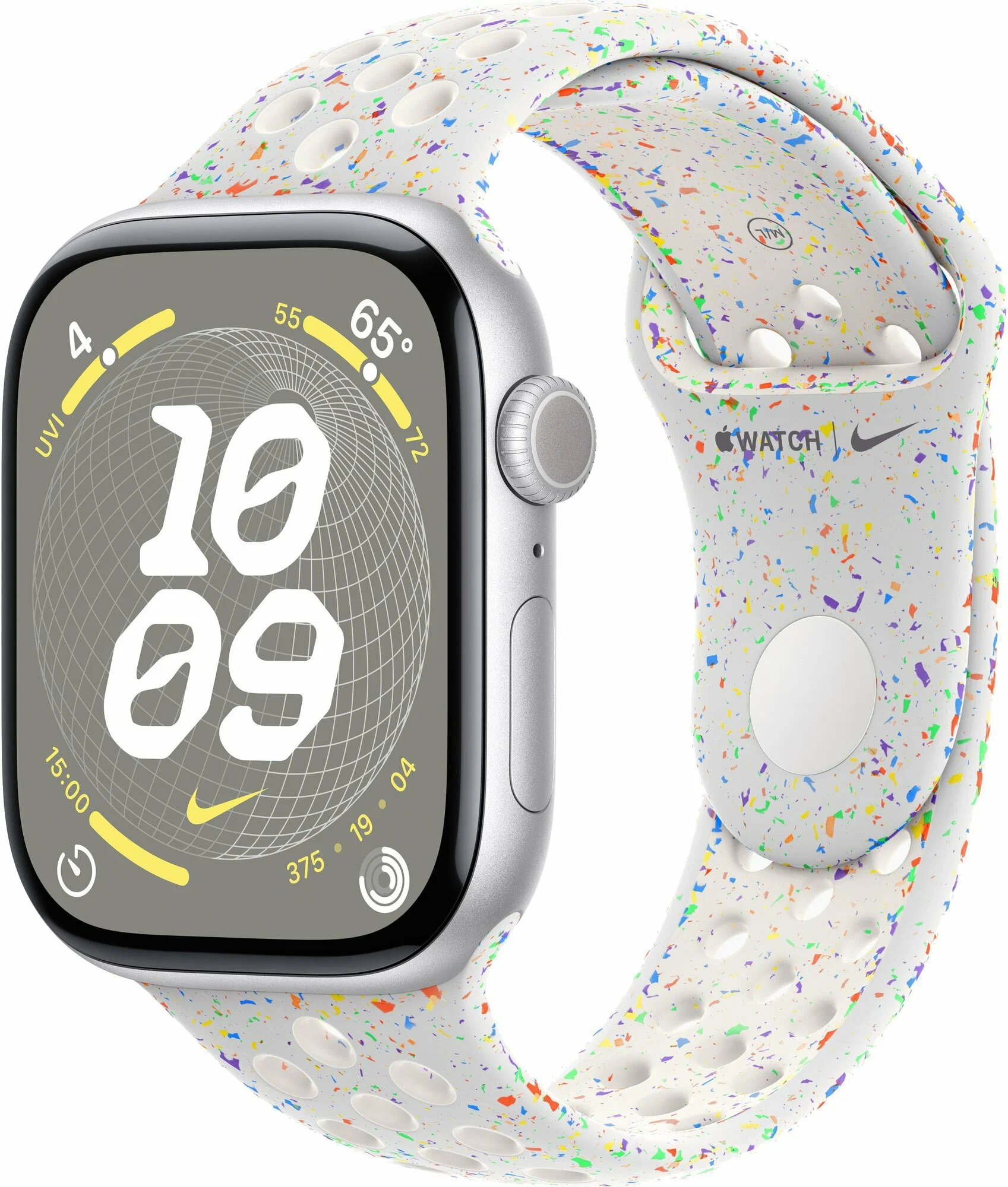 умные часы apple watch s10 46 gold pure platinum nike m/l