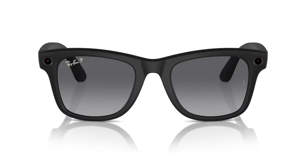 умные очки ray-ban meta glass wayfarer rw4006 matte black/polar gradient graphite умные очки ray-ban meta glass wayfarer rw4006 matte black/polar gradient graphite