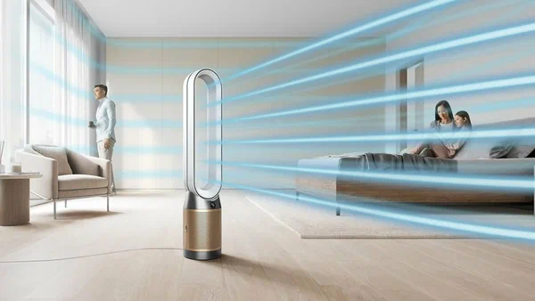 очиститель воздуха dyson purifier tp09, nickel/gold