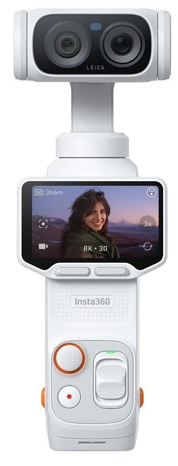 Экшн-камера Insta360 Luna Ultra Dual Lens 8K Gimbal Camera Creator Bundle Белый (Stellar White)