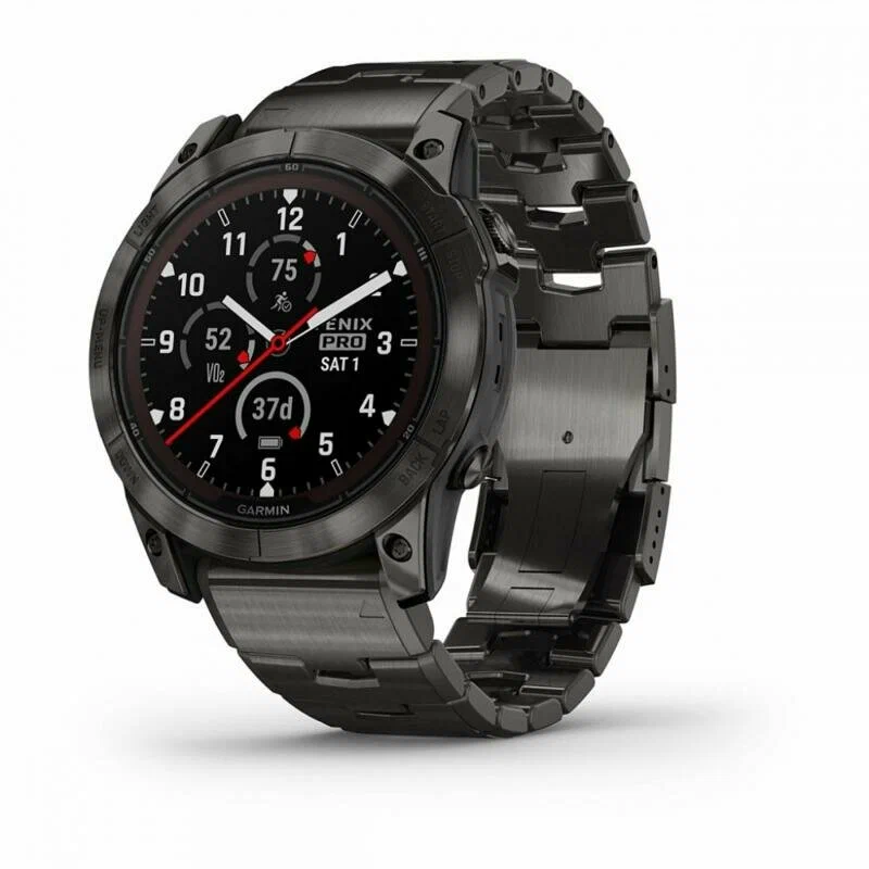 Умные часы Watch Garmin Fenix 7X Pro – Sapphire Solar Carbon Gray Titanium Band 010-02778-30 Умные часы Watch Garmin Fenix 7X Pro – Sapphire Solar Carbon Gray Titanium Band 010-02778-30