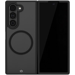 Чехол Samsung Z Flip 6 чёрный с MagSafe