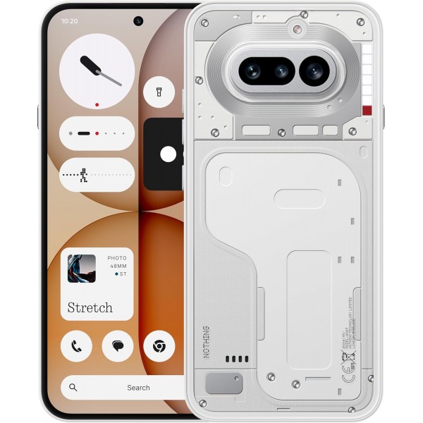 смартфон nothing phone (4a) 12/256gb белый (white)