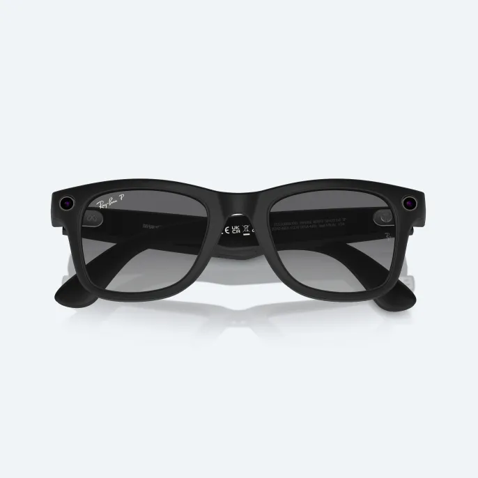 Умные очки Ray-Ban Glass Wayfarer Gen 2 RW4012 Matte Black/Polar Gradient Graphite M Умные очки Ray-Ban Glass Wayfarer Gen 2 RW4012 Matte Black/Polar Gradient Graphite M
