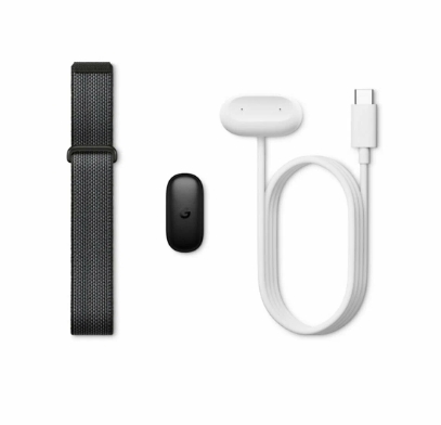фитнес-браслет google fitbit air, obsidian (матовый черный)