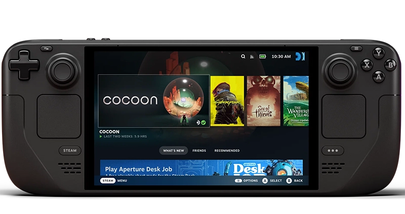 игровая приставка steamdeck 16/512 гб, black oled