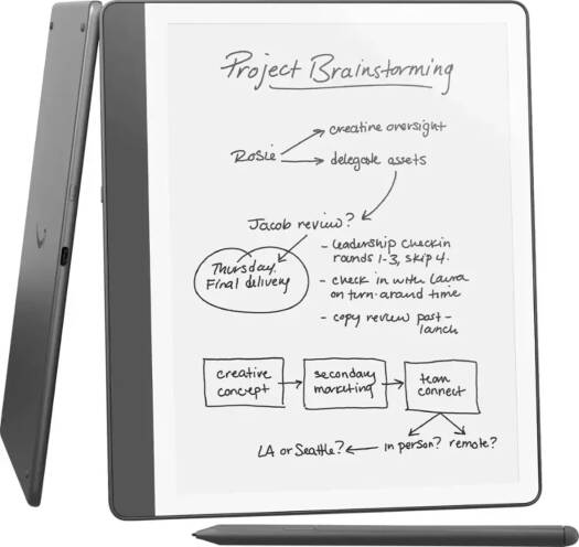 электронная книга amazon kindle paperwhite 12, 7",64gb, 2024, wi-fi, metallic tungsten