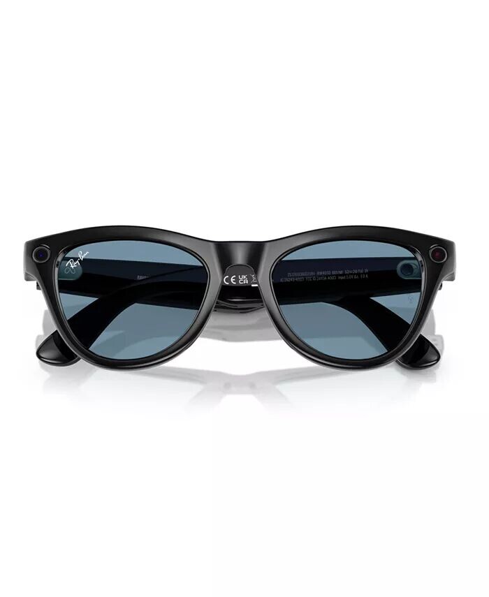 умные очки ray-ban meta glass skyler gen 2 rw4010 shiny black/transitions cerulean blue умные очки ray-ban meta glass skyler gen 2 rw4010 shiny black/transitions cerulean blue