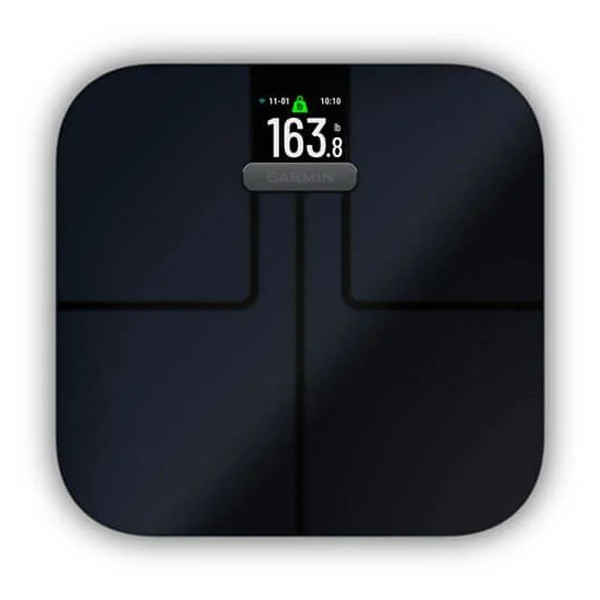 смарт-весы garmin index s2 smart scale, black 010-02294-12