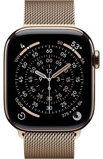 умные часы apple watch s11 42mm gold titanium case with milanese loop gold умные часы apple watch s11 42mm gold titanium case with milanese loop gold