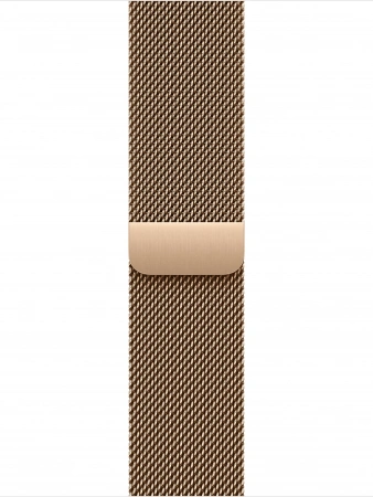умные часы apple watch s10 46 mm gold titanium case with gold milanese loop m/l