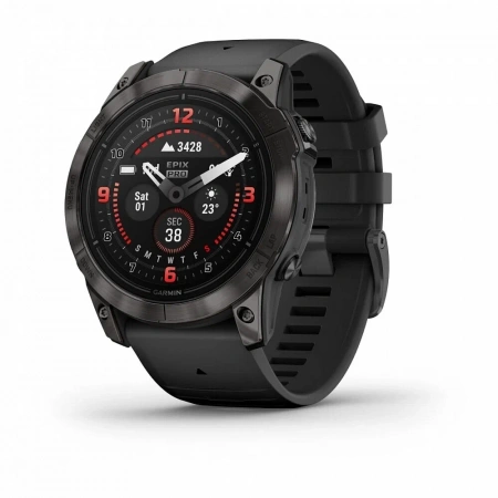 умные часы watch garmin epix pro (gen 2) – sapphire 51 mm black 010-02804-01