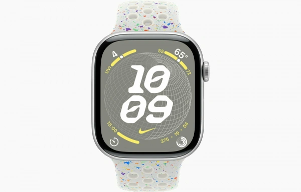 умные часы apple watch s10 46 gold pure platinum nike m/l