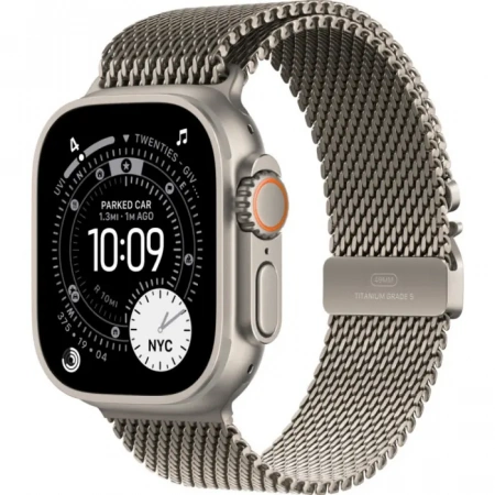 умные часы apple watch ultra 3 49 natural titanium case with m natural titanium milanese loop