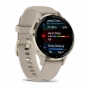 умные часы watch garmin venu 3s french gray leather band 010-02785-55