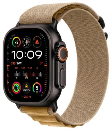 умные часы apple watch ultra 2 (2024) 49 black titanium case with l tan alpine loop умные часы apple watch ultra 2 (2024) 49 black titanium case with l tan alpine loop