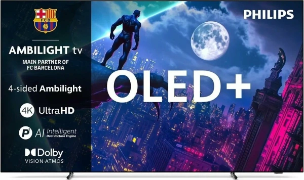 Телевизор 77 Philips 77OLED950, OLED, 4K UHD, Google TV, Ambilight