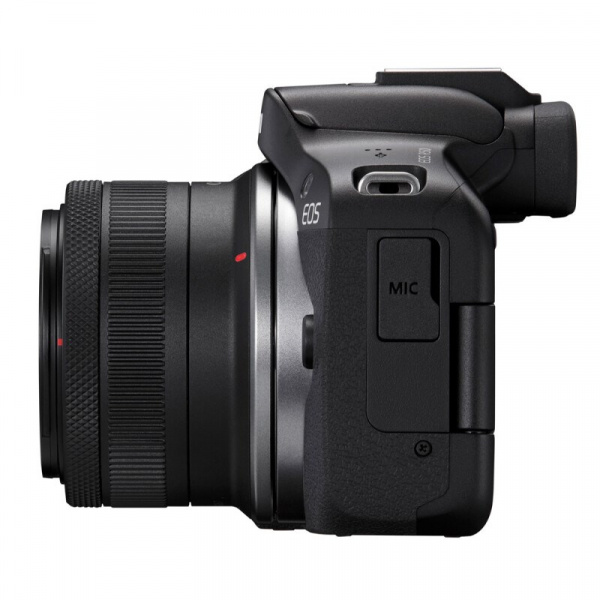 canon eos r50 double zoom kit (rf-s 18-45mm is stm + rf-s 55-210mm) black