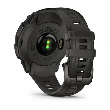 умные часы watch garmin instinct crossover amoled charcoal black 010-03398-00