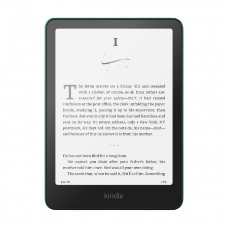 электронная книга amazon kindle paperwhite 12, 7",32gb, 2024, wi-fi, metallic jade (signature edition)