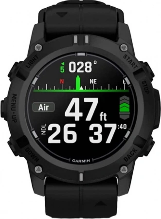 умные часы watch garmin descent g2, black with black band 010-02986-00