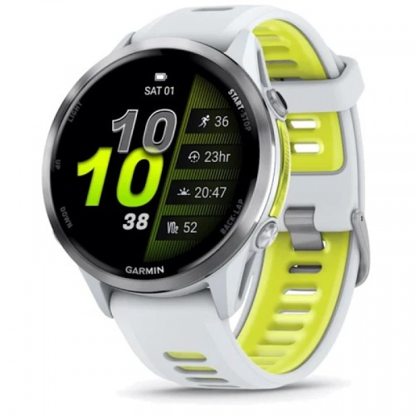 умные часы watch garmin forerunner 970 whitestone titanium with whitestone/translucent amp yellow silicone with silver умные часы watch garmin forerunner 970 whitestone titanium with whitestone/translucent amp yellow silicone with silver