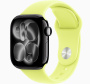 умные часы apple watch s11 46 mm jet black aluminum case with neon yellow sport band s/m