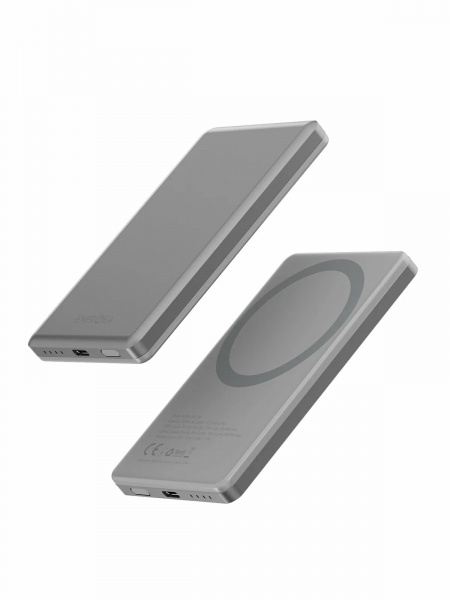 Внешний АКБ EnergEA Alupac Mini 5000mah MagSafe Natural Titanium