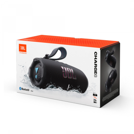 портативная акустика jbl charge 6 black оrange