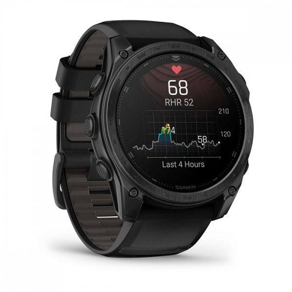 умные часы watch garmin tactix 8 47mm amoled sapphire titanium black 010-03405-01