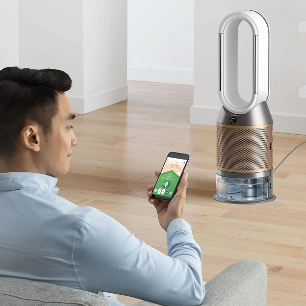 очиститель-увлажнитель dyson purifier humidify+cool (ph05) ph2 de-nox white/gold