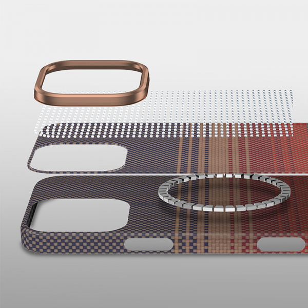 Чехол iPhone 16 Keephone Kevilar Seanova Magsafe Case Sunlit