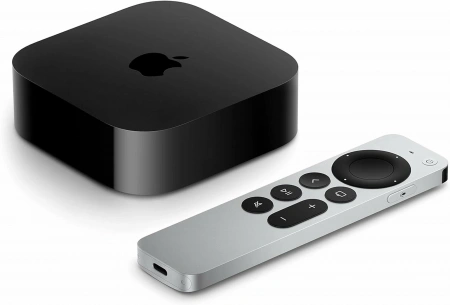 apple tv (2022)4k 128 гб, black (mn893)