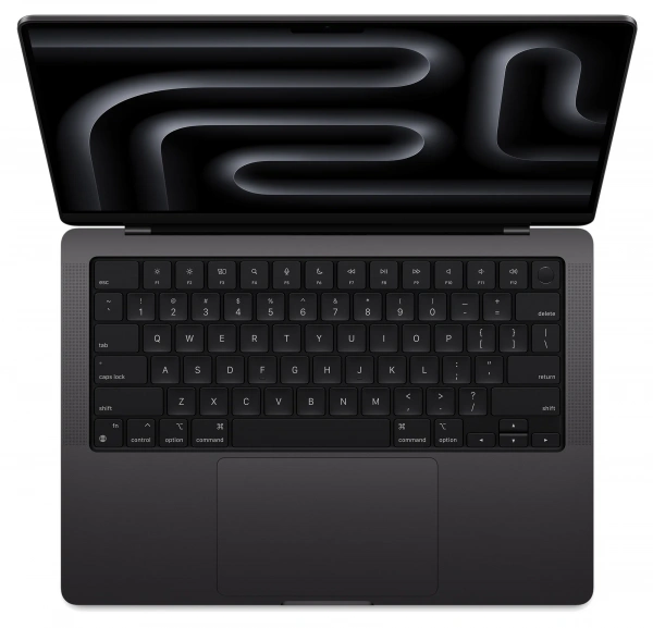 ноутбук macbook pro 14 m4 (10-cpu, 10-gpu) 16/512 гб space black(mw2u3) 