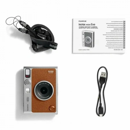 фотоаппарат моментальной печати fujifilm instax mini evo usb brown фотоаппарат моментальной печати fujifilm instax mini evo usb brown