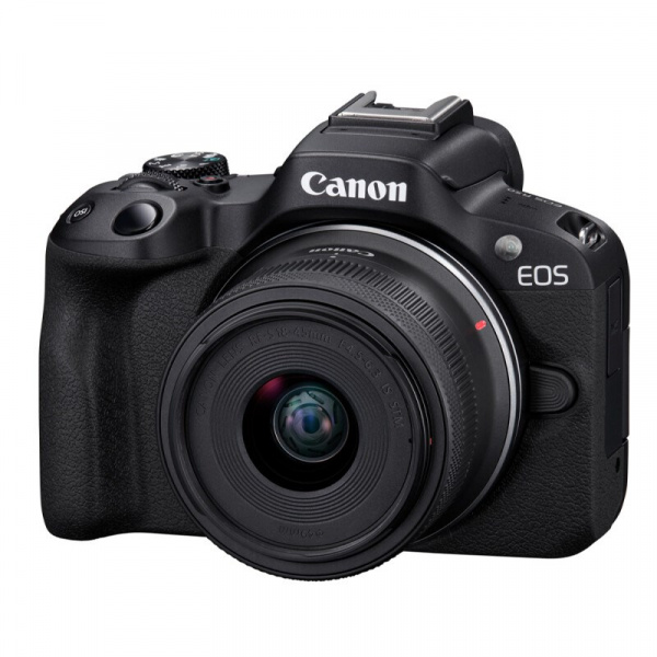 Canon EOS R50 Double Zoom Kit (RF-S 18-45mm IS STM + RF-S 55-210mm) Black