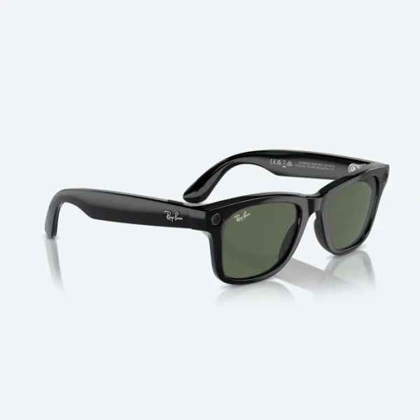 Умные очки Ray-Ban Glass Wayfarer Gen 2 RW4012 Shiny Black/Transitions Graphite Green L