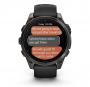 умные часы watch garmin fenix 8 47 amoled sapphire carbon gray dlc titanium with black silicone умные часы watch garmin fenix 8 47 amoled sapphire carbon gray dlc titanium with black silicone