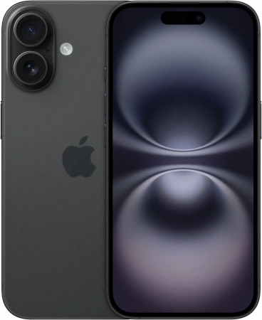 смартфон apple iphone 16 128 гб, black (esim) смартфон apple iphone 16 128 гб, black (esim)