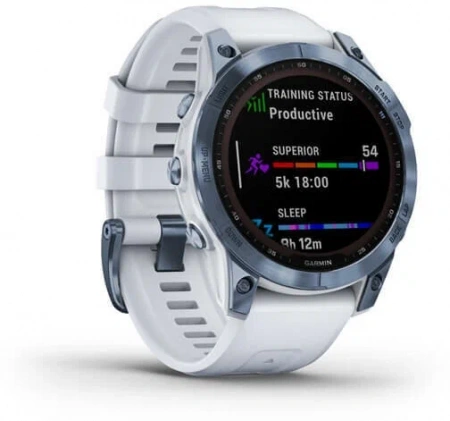 Умные часы Watch Garmin Fenix 7 Sapphire Solar Silver 010-02540-01