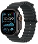 умные часы apple watch ultra 2 (2024) 49 black titanium case with black ocean band умные часы apple watch ultra 2 (2024) 49 black titanium case with black ocean band