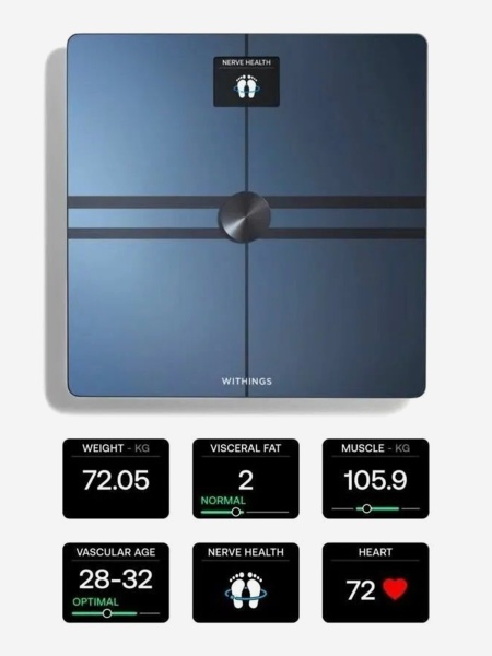 умные cмарт-весы withings body comp black