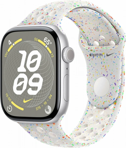умные часы apple watch s10 46 gold pure platinum nike m/l
