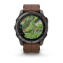умные часы watch garmin fenix 8 pro 47mm amoled sapphire titanium carbon grey chestnut leather 010-03198-40 умные часы watch garmin fenix 8 pro 47mm amoled sapphire titanium carbon grey chestnut leather 010-03198-40