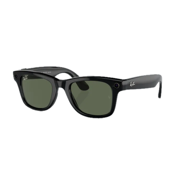 Умные очки Ray-Ban Glass Wayfarer Gen 2 RW4012 Shiny Black/Transitions Graphite Green L